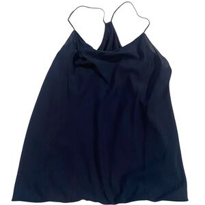 Vince Silk Tank Sz XS Navy